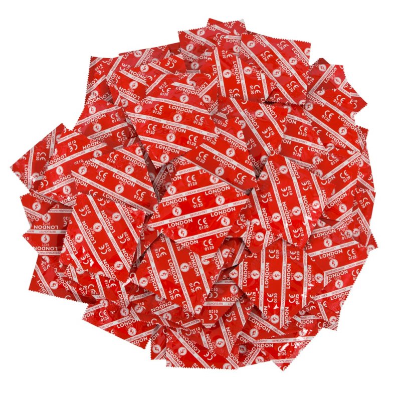 London Kondom - Jordbær, 10 stk