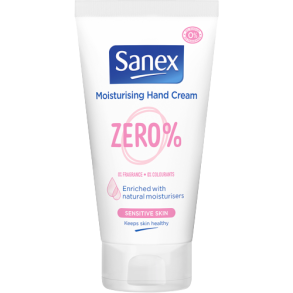 Sanex Zero, Hndcreme, til sensitiv hud