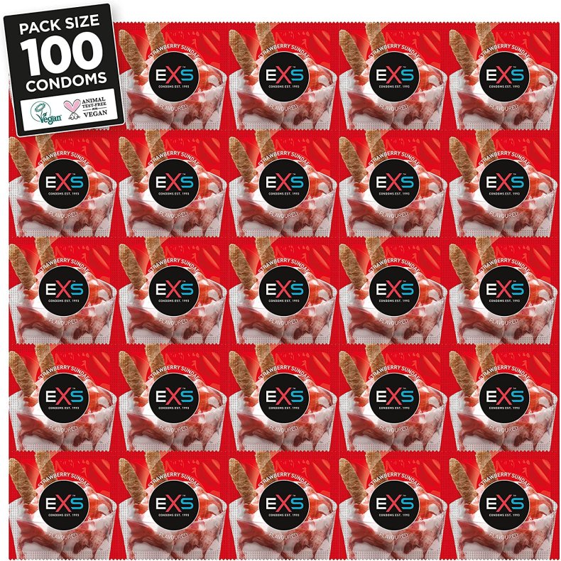 EXS Strawberry - 100 stk