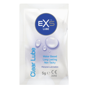 EXS Clear Lube 5 ml - 100 stk
