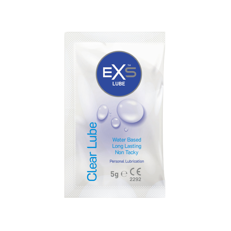 EXS Clear Lube 5 ml - 100 stk