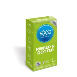 EXS Ribbed &amp; Dotted - 12 stk.