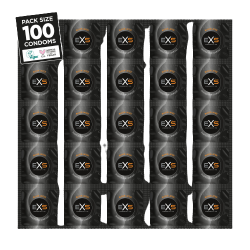 EXS Black Latex - 100 stk.