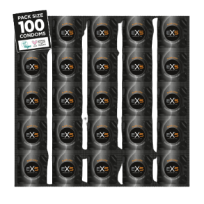 EXS Black Latex - 100 stk.