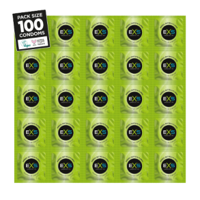 EXS Ribbed & Dotted - 100 stk.